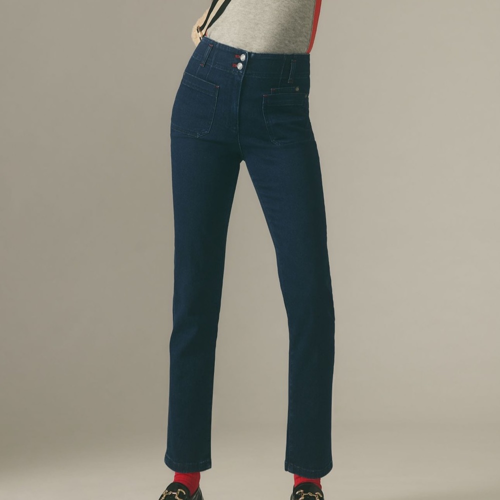 *Anthropologie Maeve Junie High Rise Slim Leg Jeans